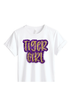 Tiger Girl Glitter Tee