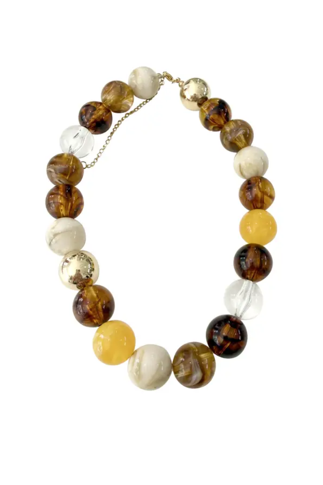 "Dora" Chunky Beaded Necklace