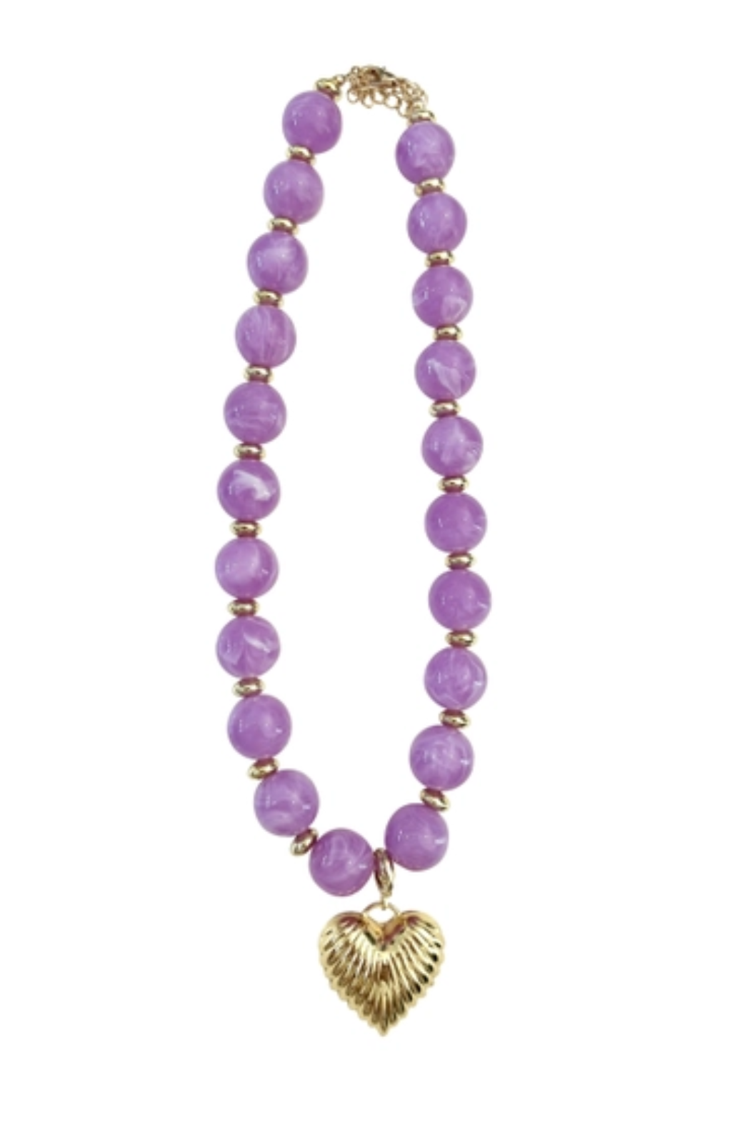 "Lucas" Beaded Heart Necklace