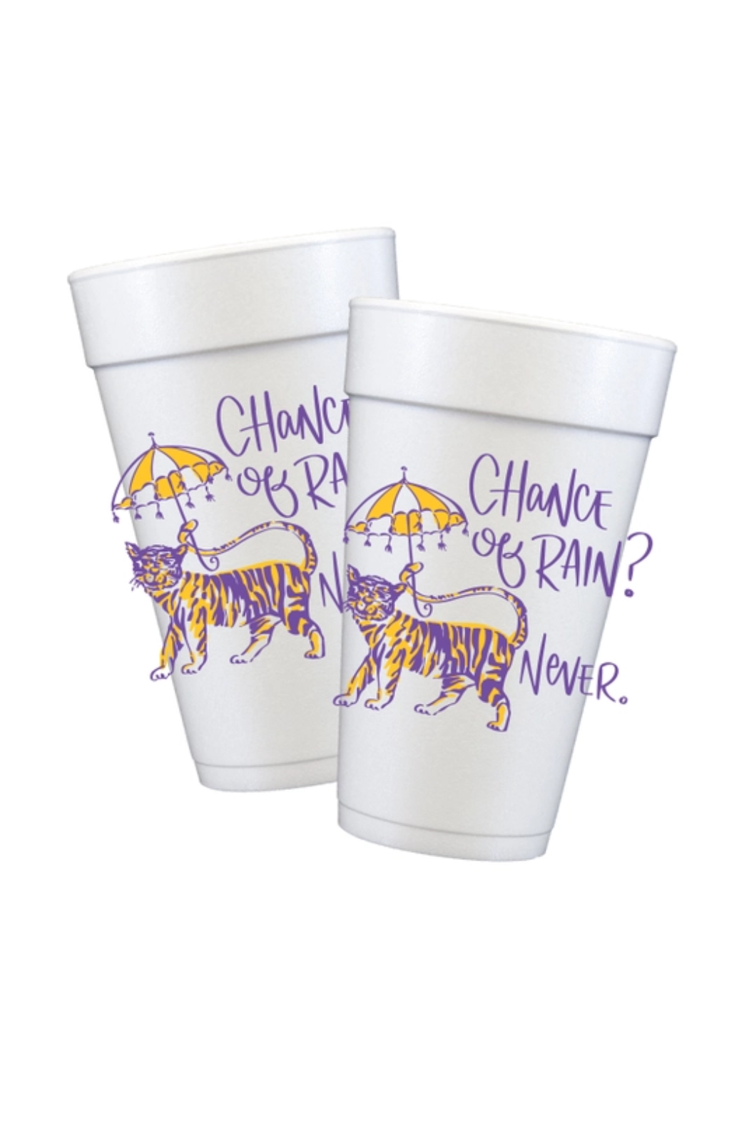 Gameday Styrofoam Cupstack