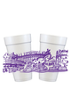 Gameday Styrofoam Cupstack