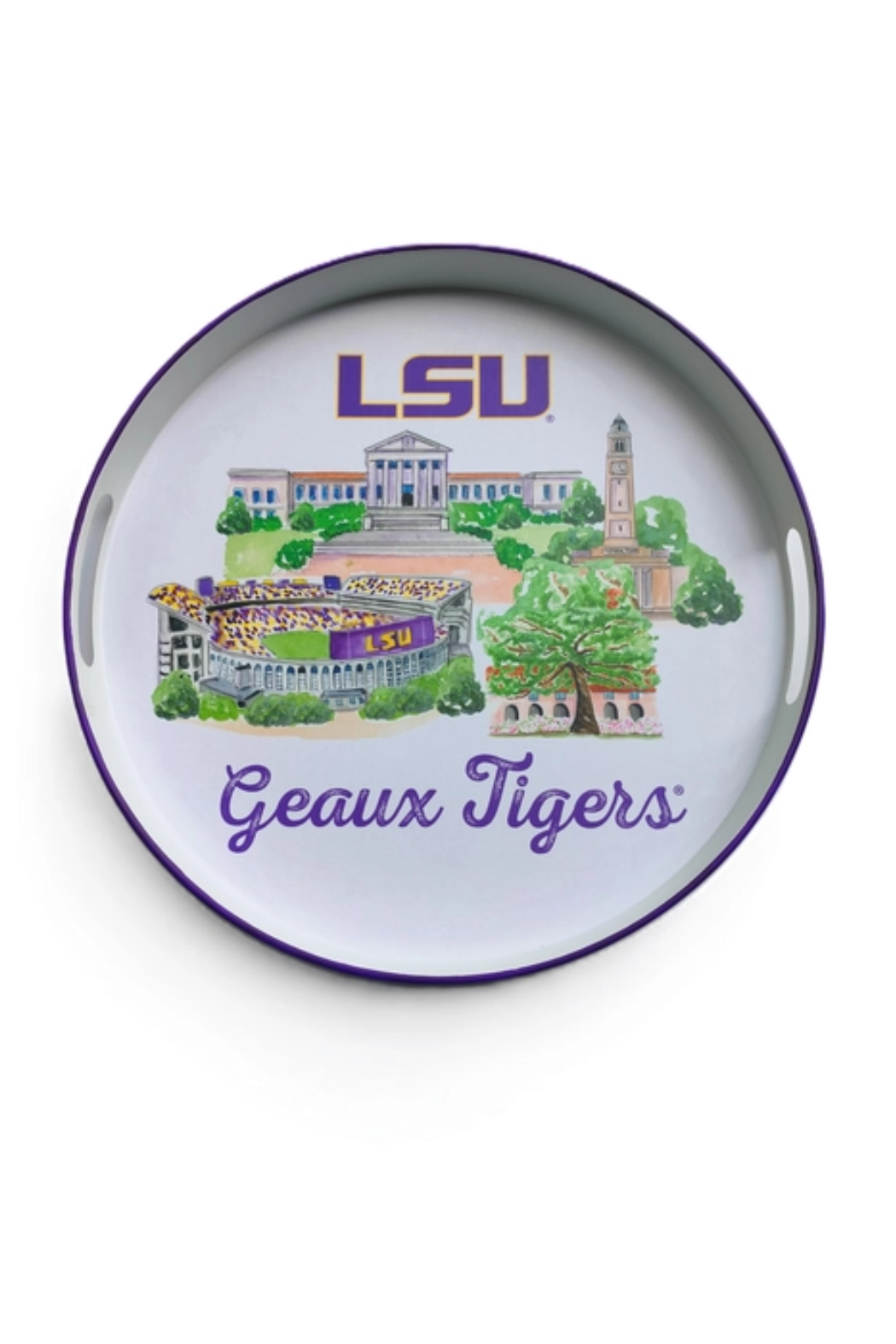 LSU Landmark Tray