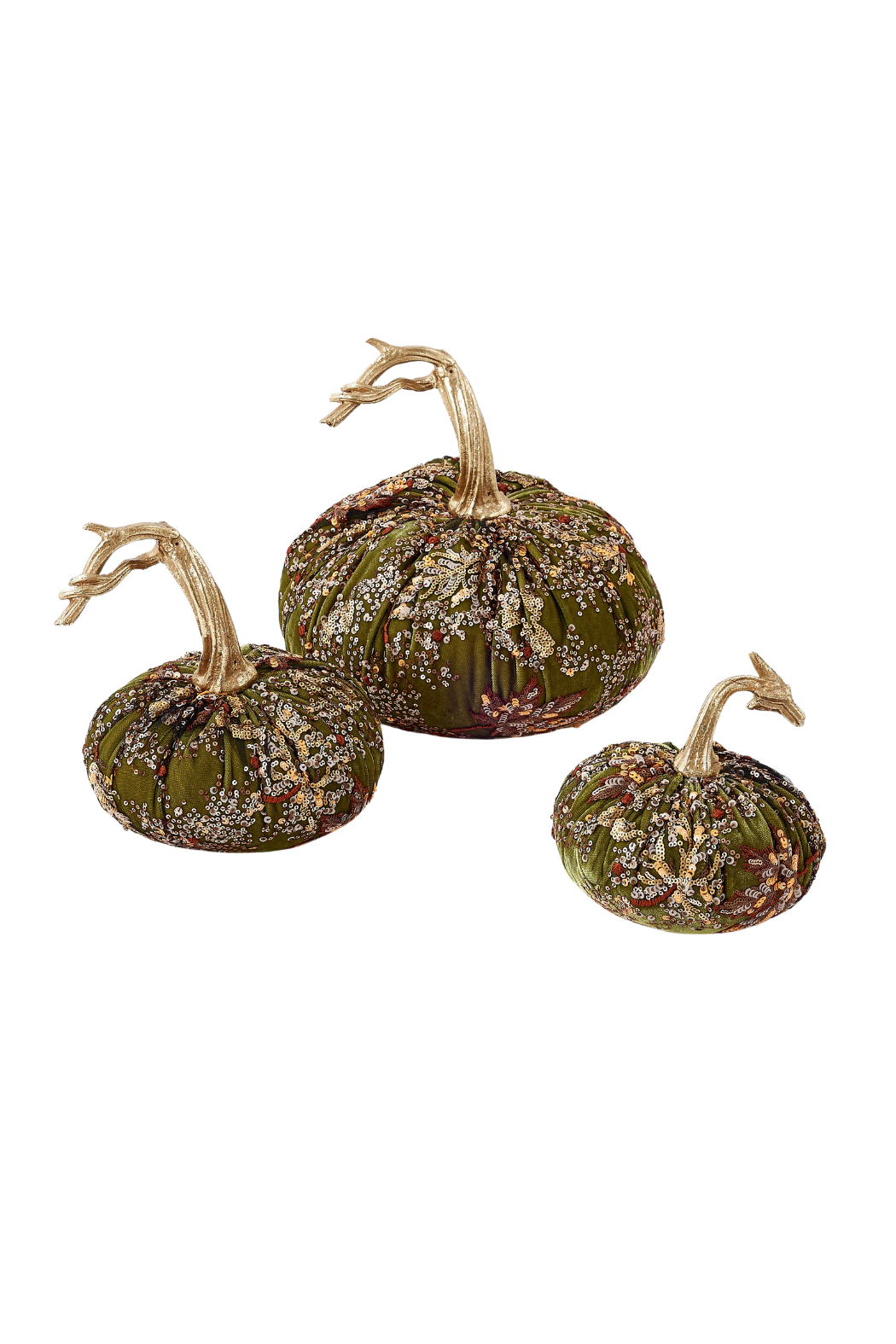 Sequin Velvet Pumpkin