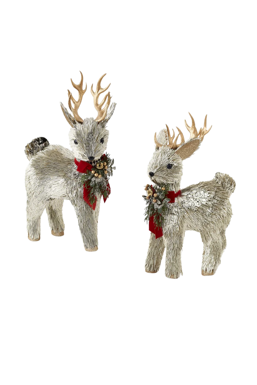 Set of 2 Brush Deer