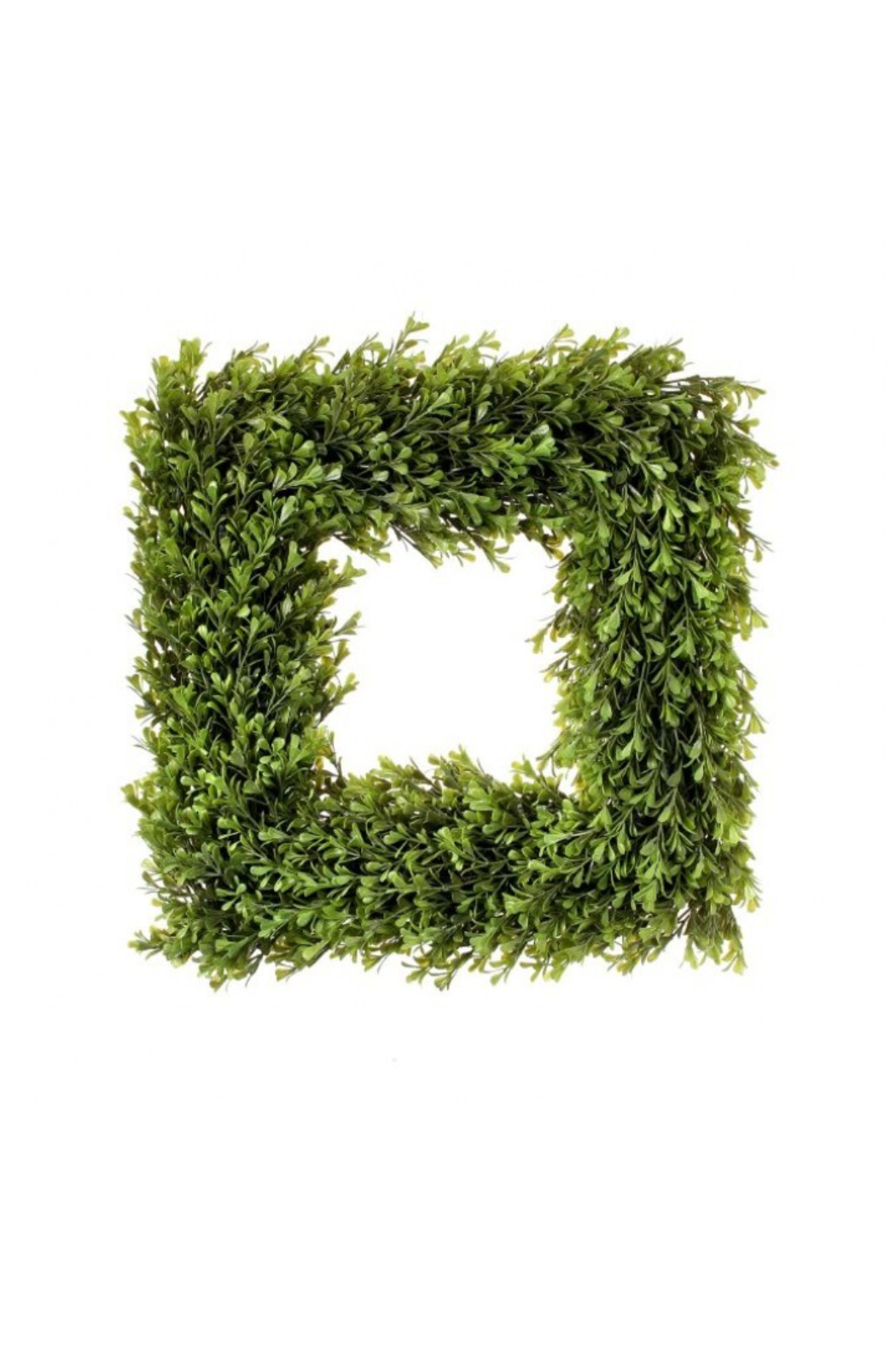 Boxwood Square Wreath