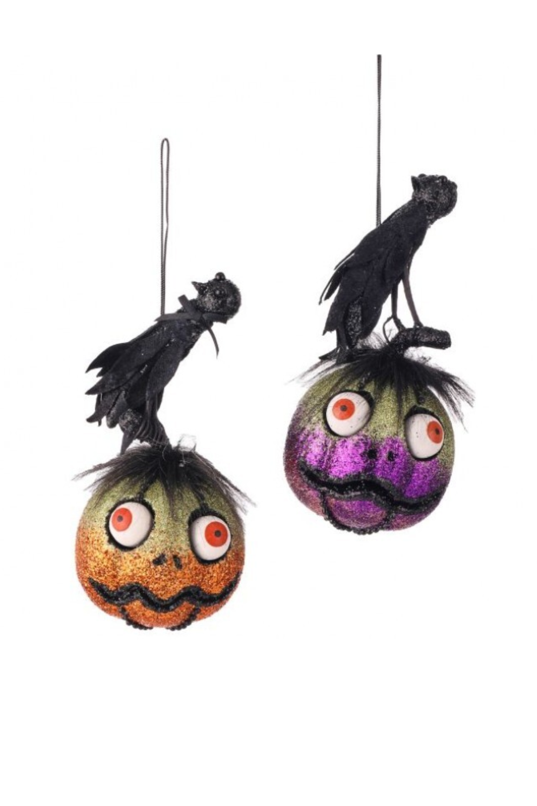 Crow Pumpkin Ornament