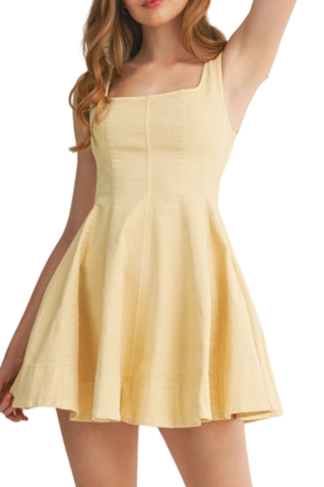 Flared Mini Dress