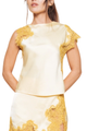 Asymmetric Lace Top