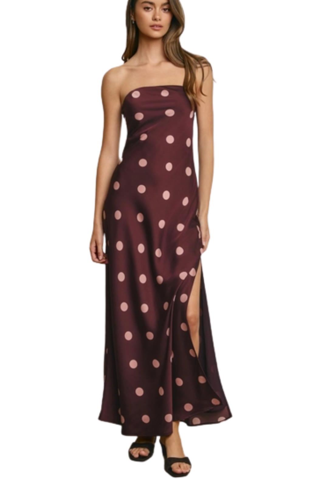 Polka Dot Maxi Dress