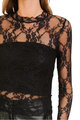 Lace Mock Neck Top