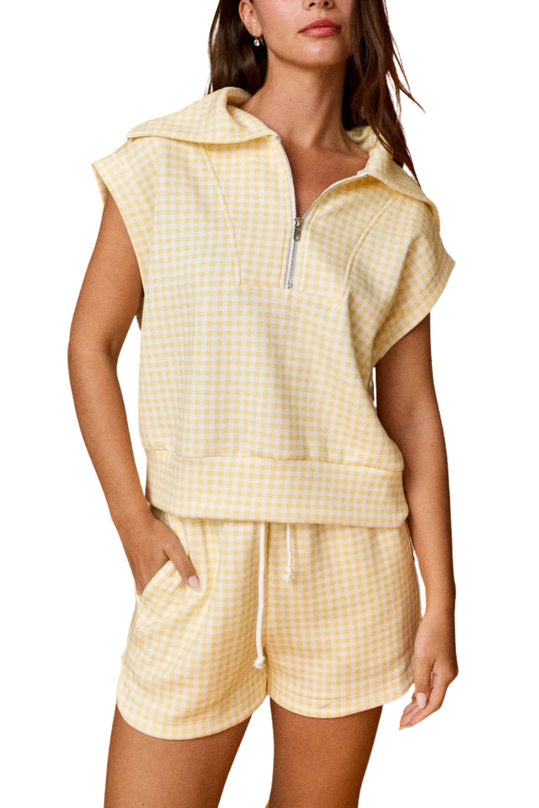 Zip Top Short Set