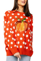 Polka Dot Pumpkin Sweater