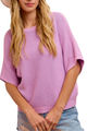 Dolman Sleeve Knit Top