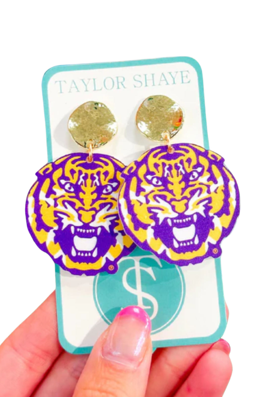 "Roaring Tiger" Drop Earrings