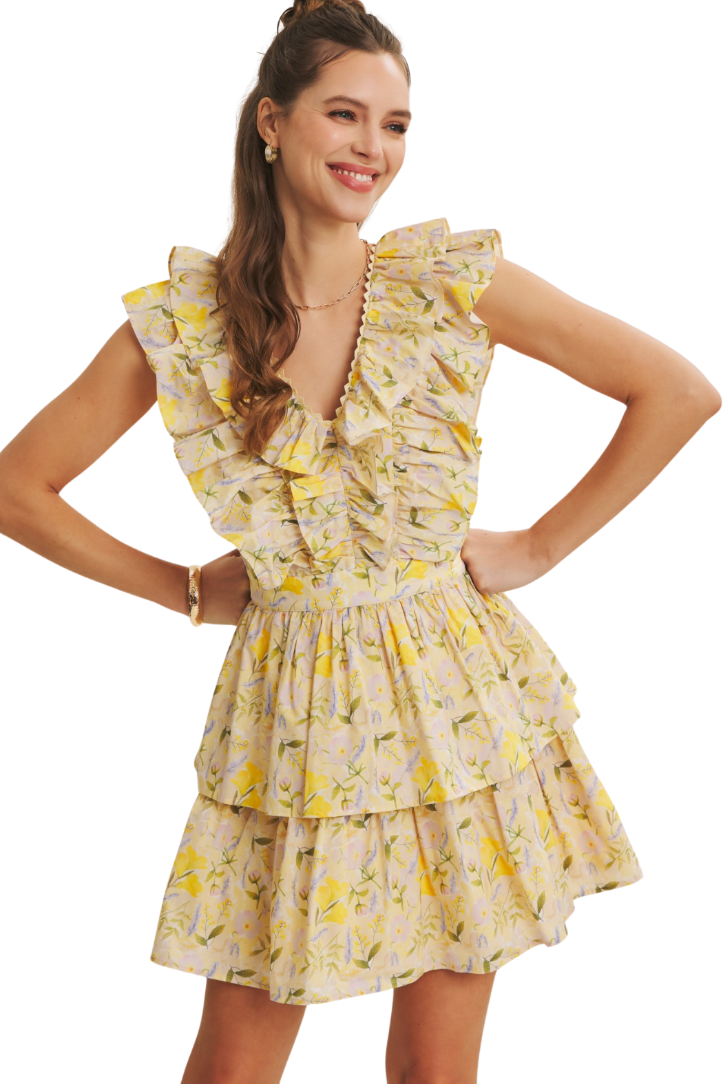 Tiered Ruffled Dress