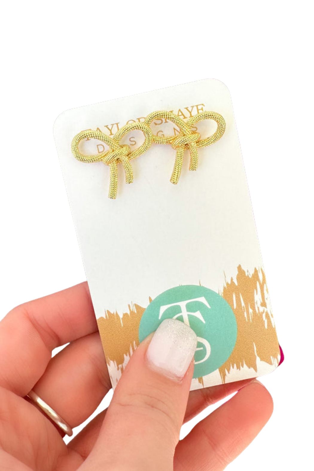 "Sloane" Bow Stud Earrings