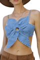 Floral Cutout Top