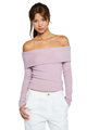 Off The Shoulder Ribbed Top
