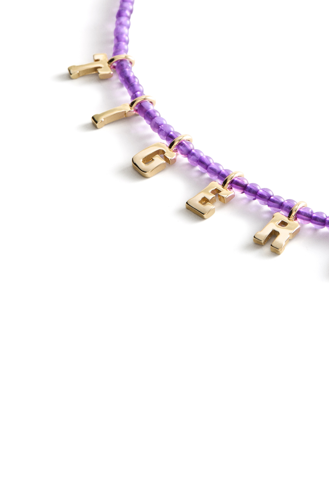 LSU Delicate Beaded Necklace