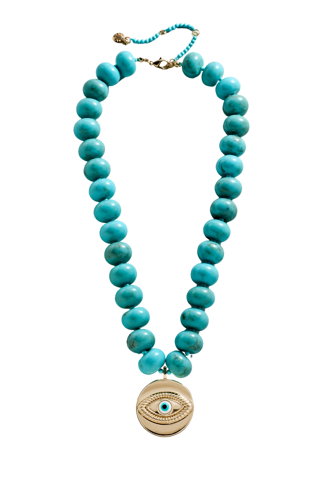 Joan Semi-precious Evil Eye Necklace