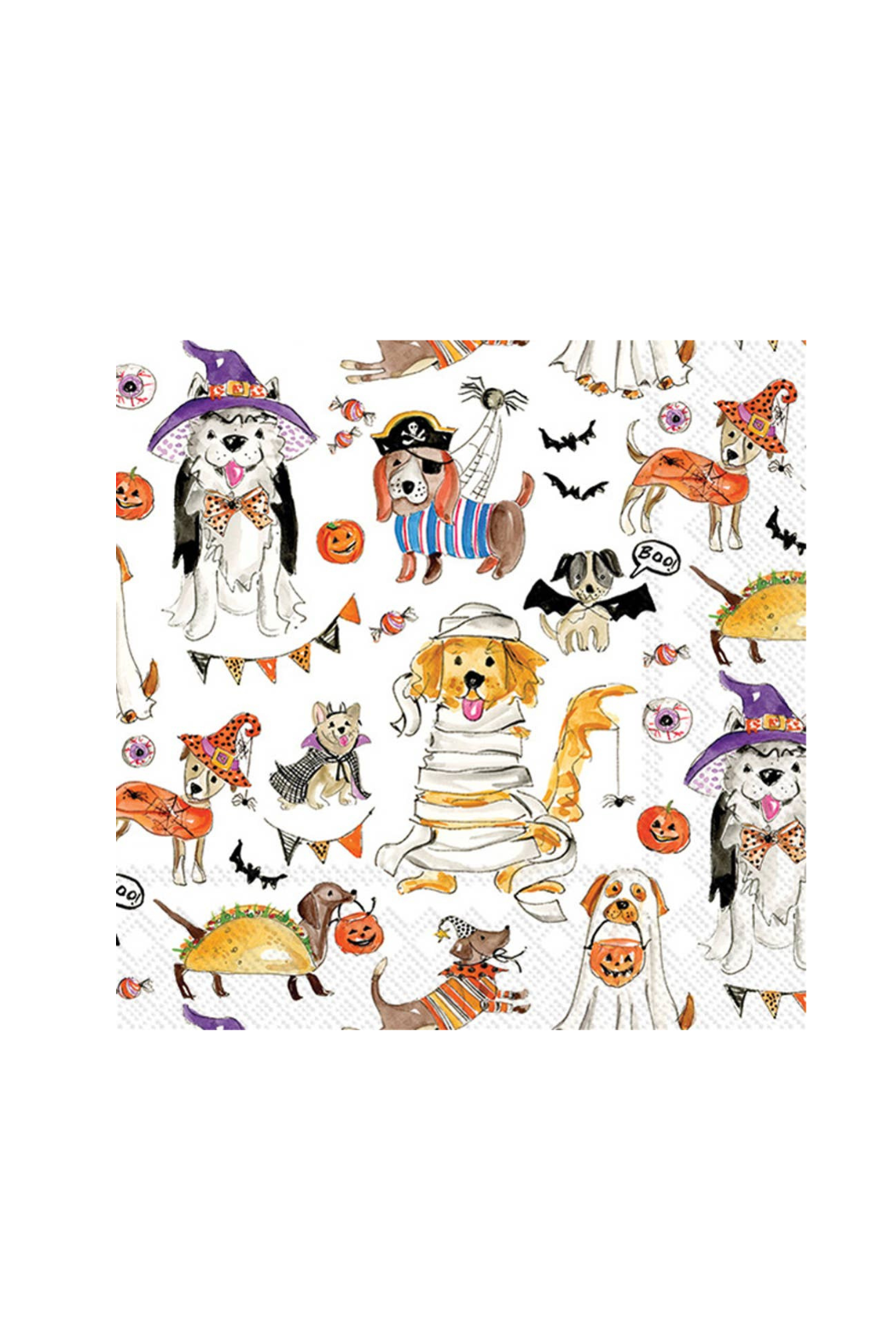 Halloween Dogs Cocktail Napkins