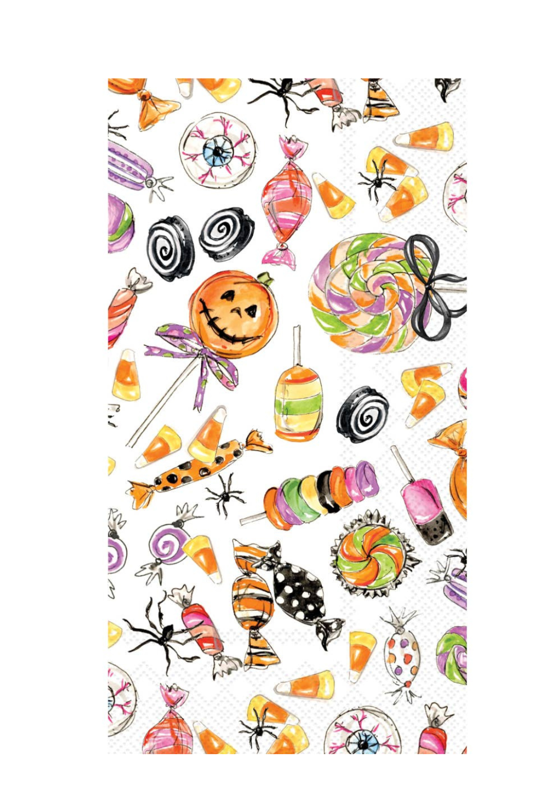Treats Allover Halloween Guest Towels