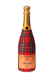 Christmas Tartan Bottle Wrap
