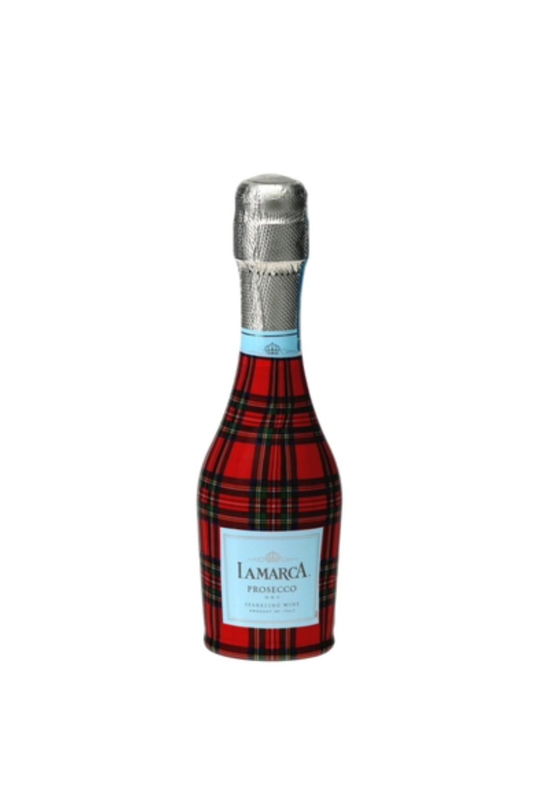 Christmas Tartan Mini Bottle Wrap