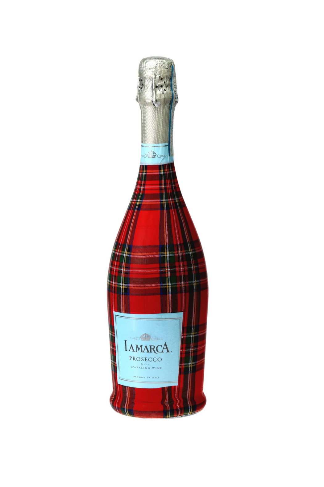 Christmas Tartan Bottle Wrap