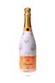 Watercolor Santa Bottle Wrap
