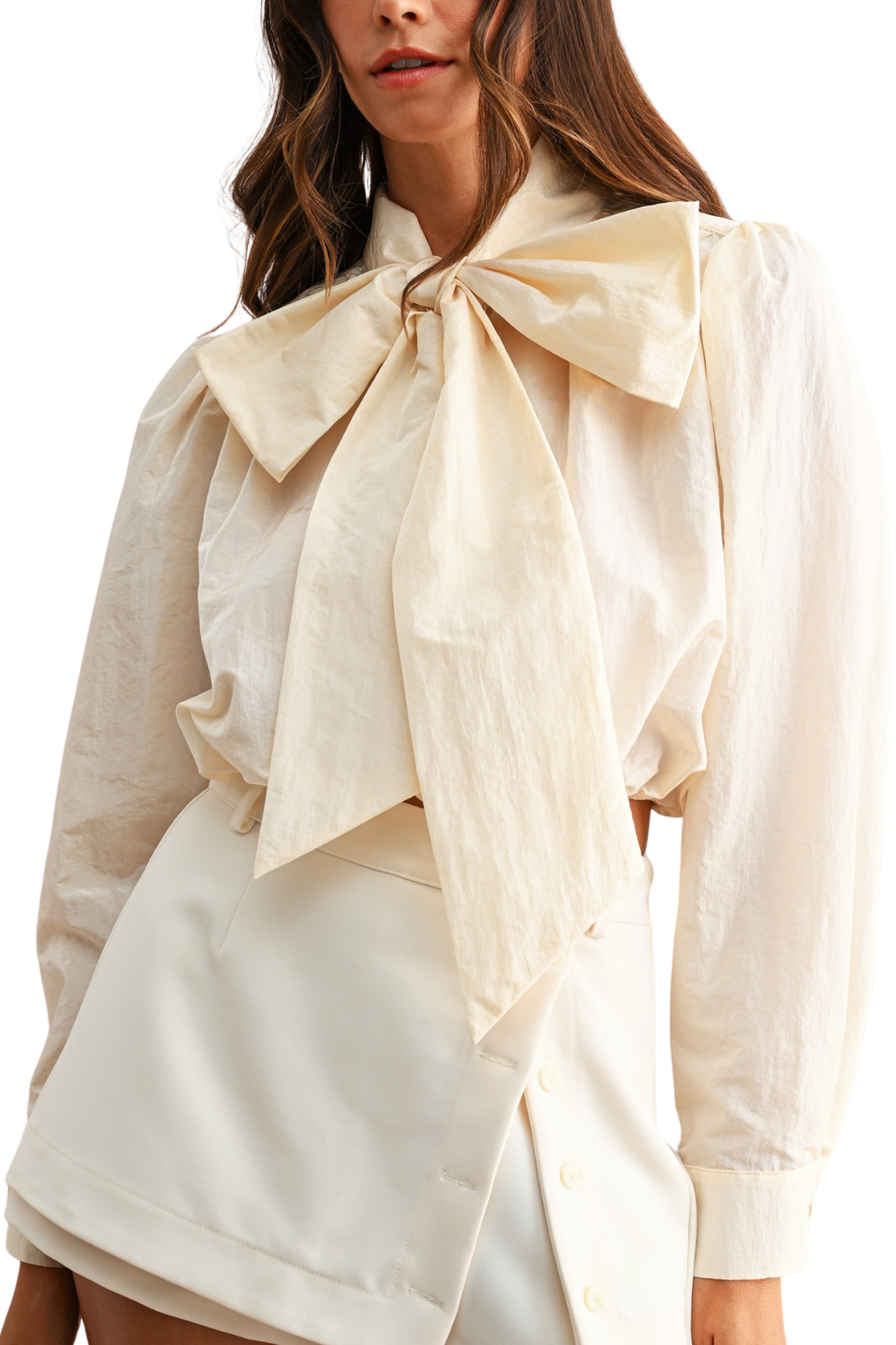 Bow Tie Neck Blouse