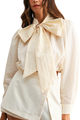 Bow Tie Neck Blouse