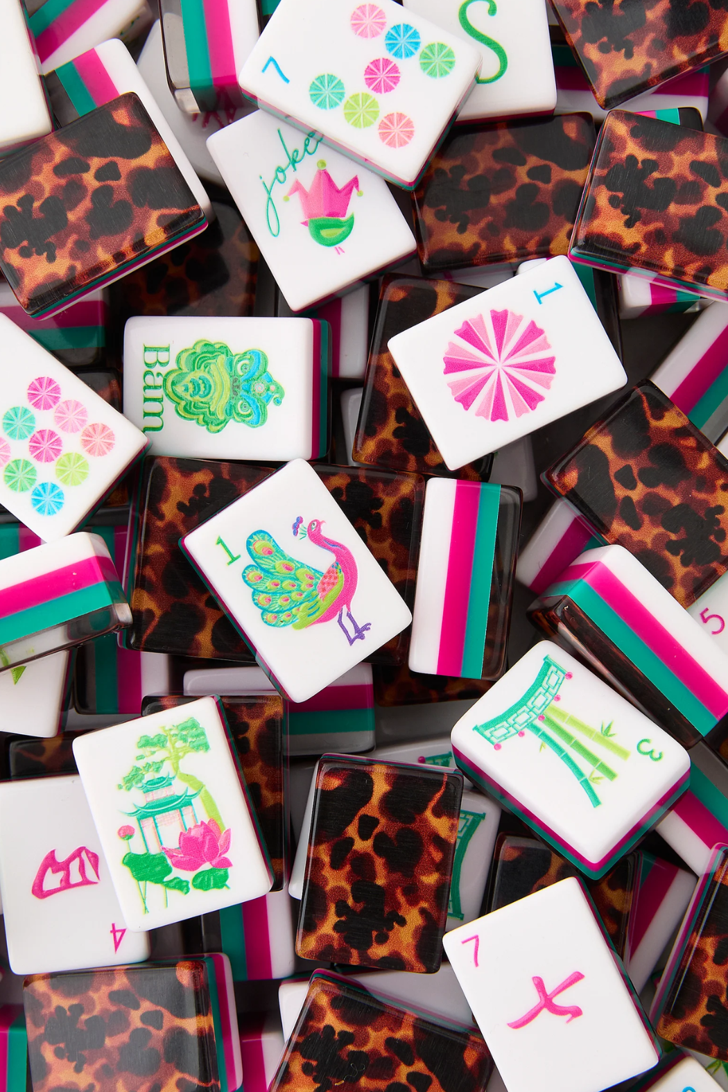 Acrylic Mahjong Tiles