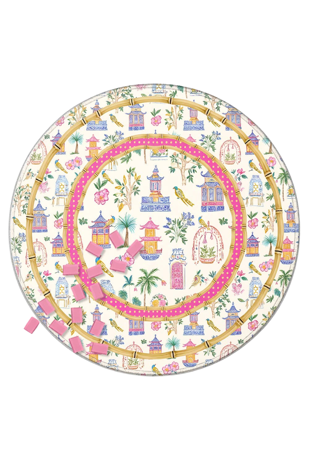 Round Mahjong Mat