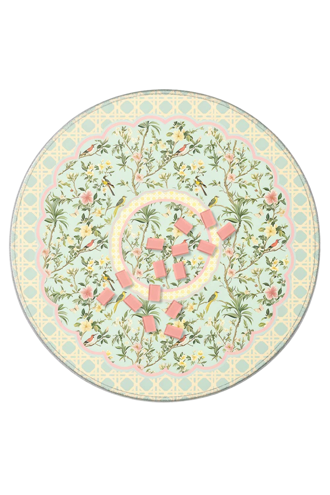 Round Mahjong Mat