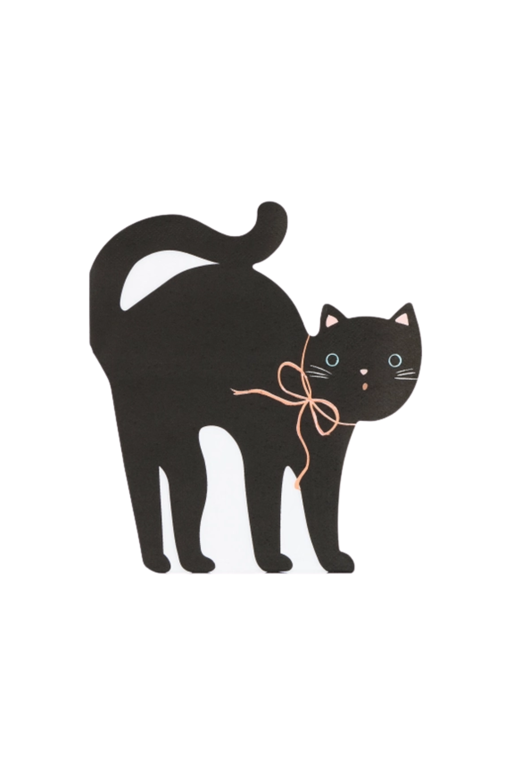 Halloween Cat Shaped Napkins