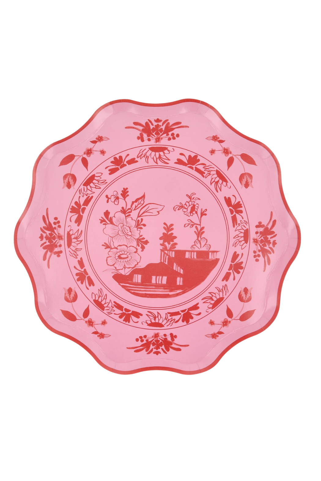 Vintage Botanical Reusable Plates