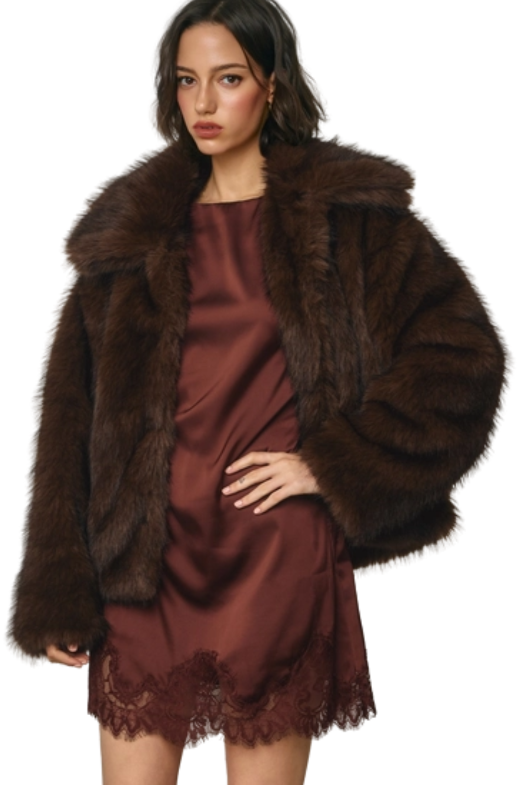 Faux Fur Jacket