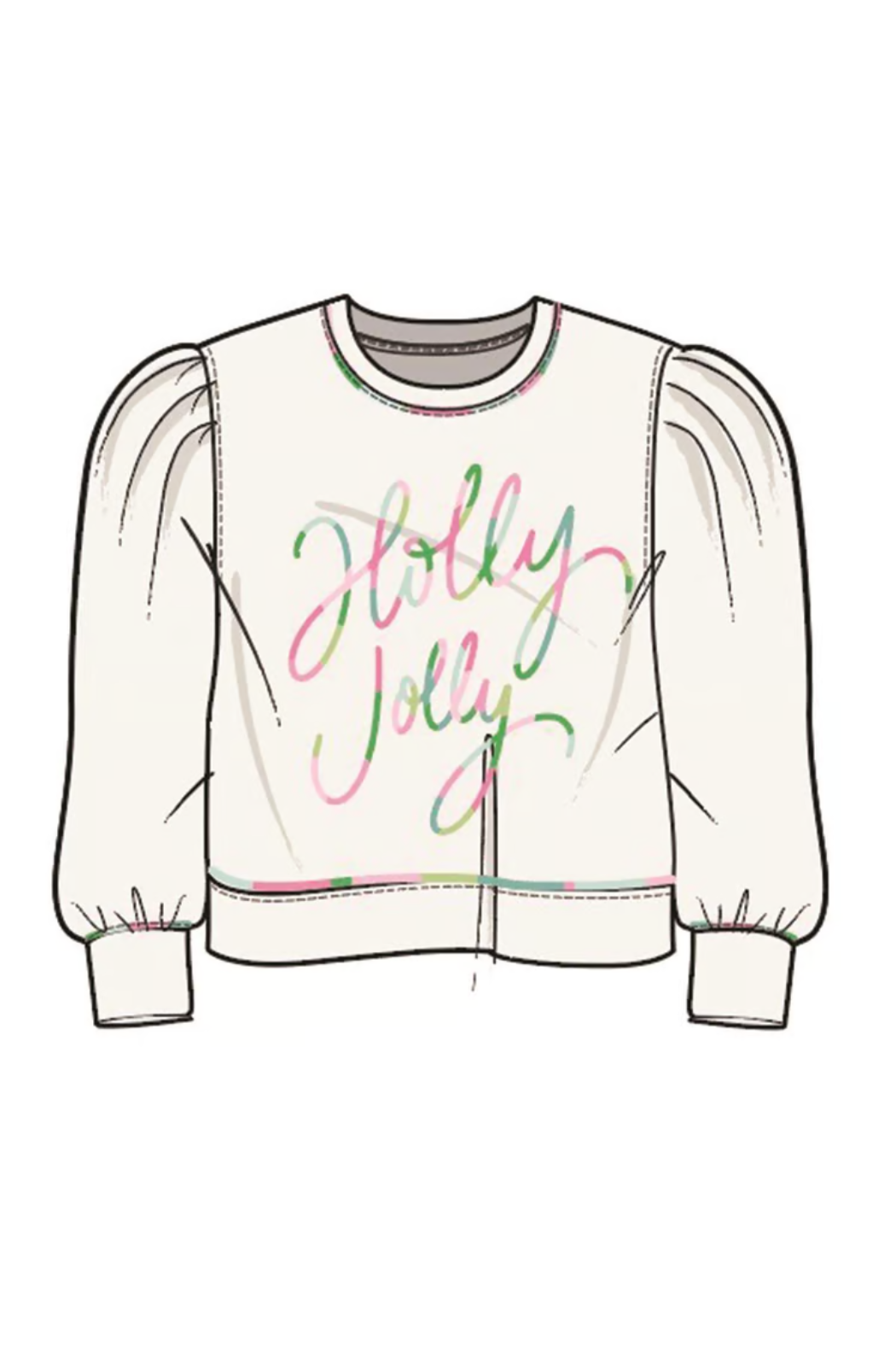 "Brooke" Holiday Sweatshirt
