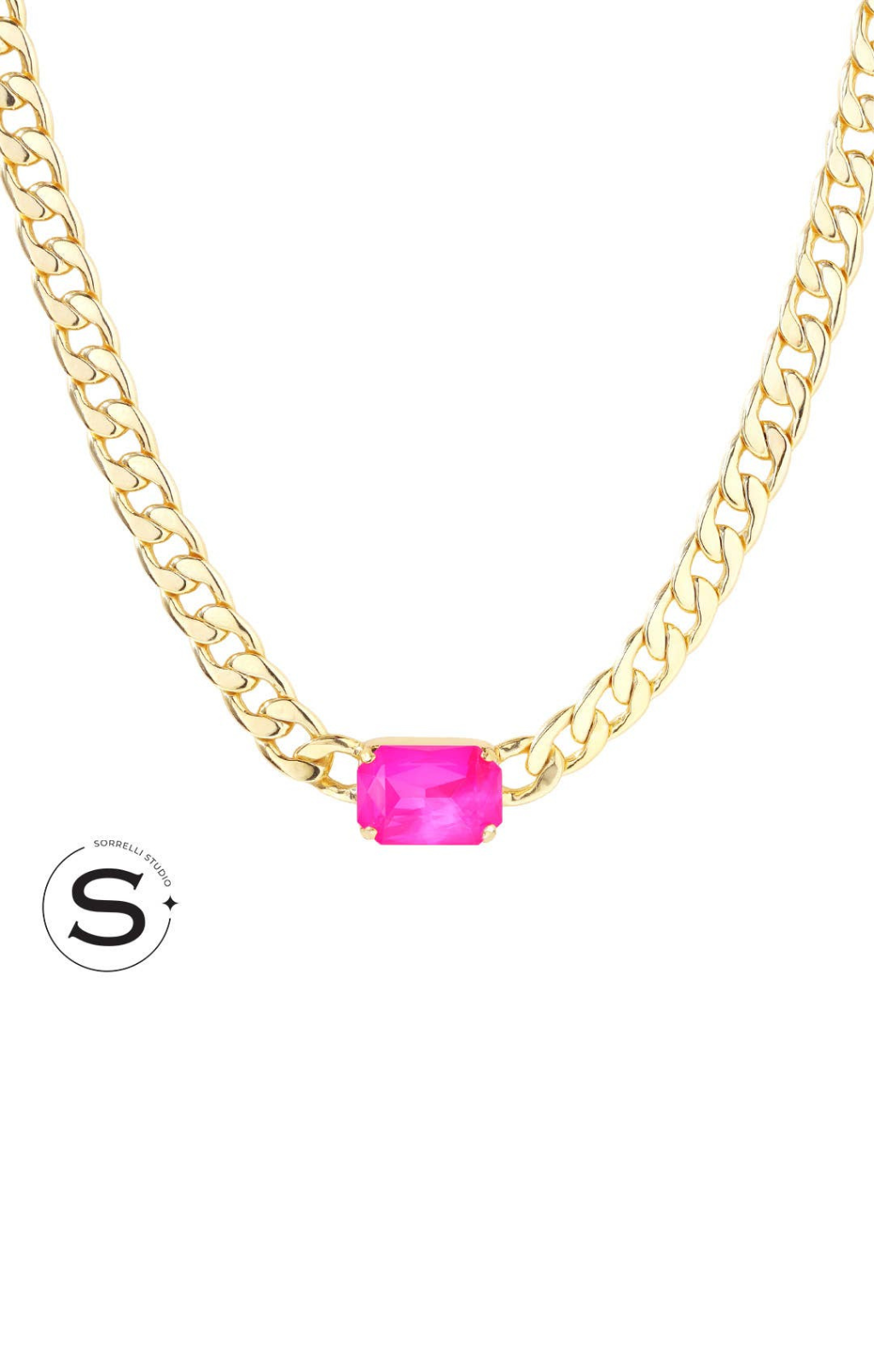 "Studio" Emerald-Cut Pendant Necklace