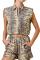 Sleeveless Denim Vest