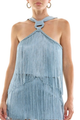 Fringe Halter Tank
