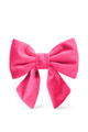 Velvet Dog Collar Bow