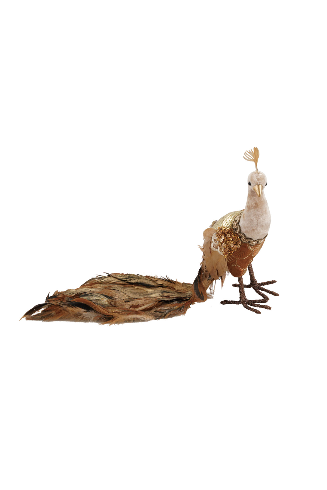 Sequin Feather Peacock