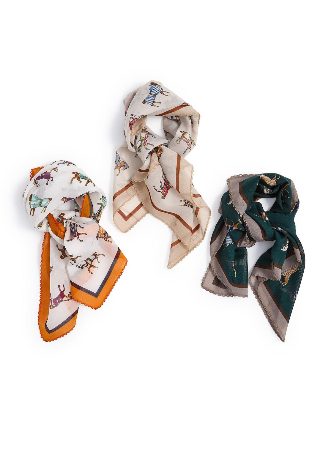 Horse Play Square Scarf