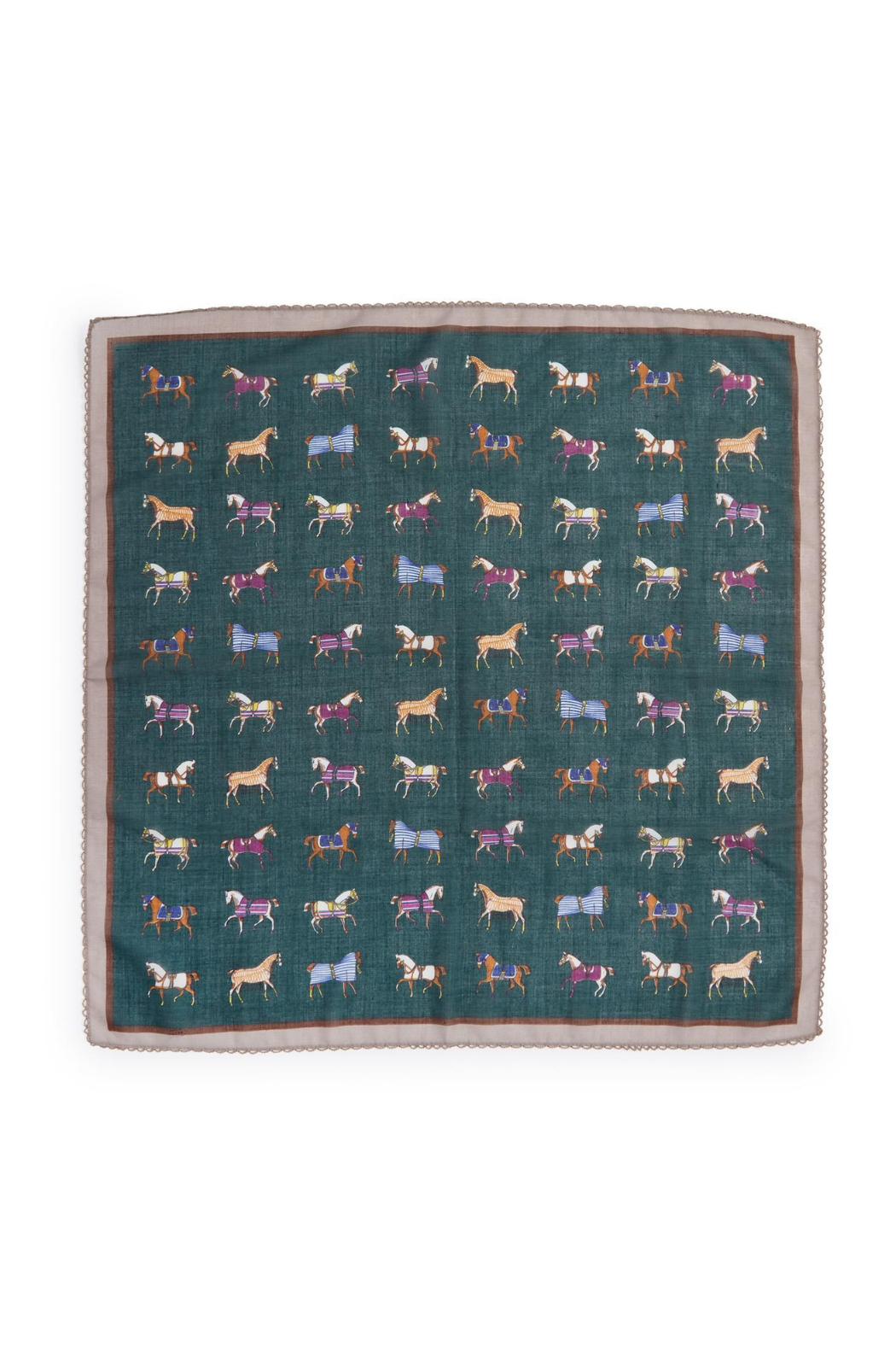 Horse Play Square Scarf