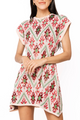 Flower Print Sweater Dress