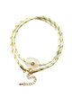 Barrel Bead Rope Necklace
