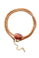 Barrel Bead Rope Necklace