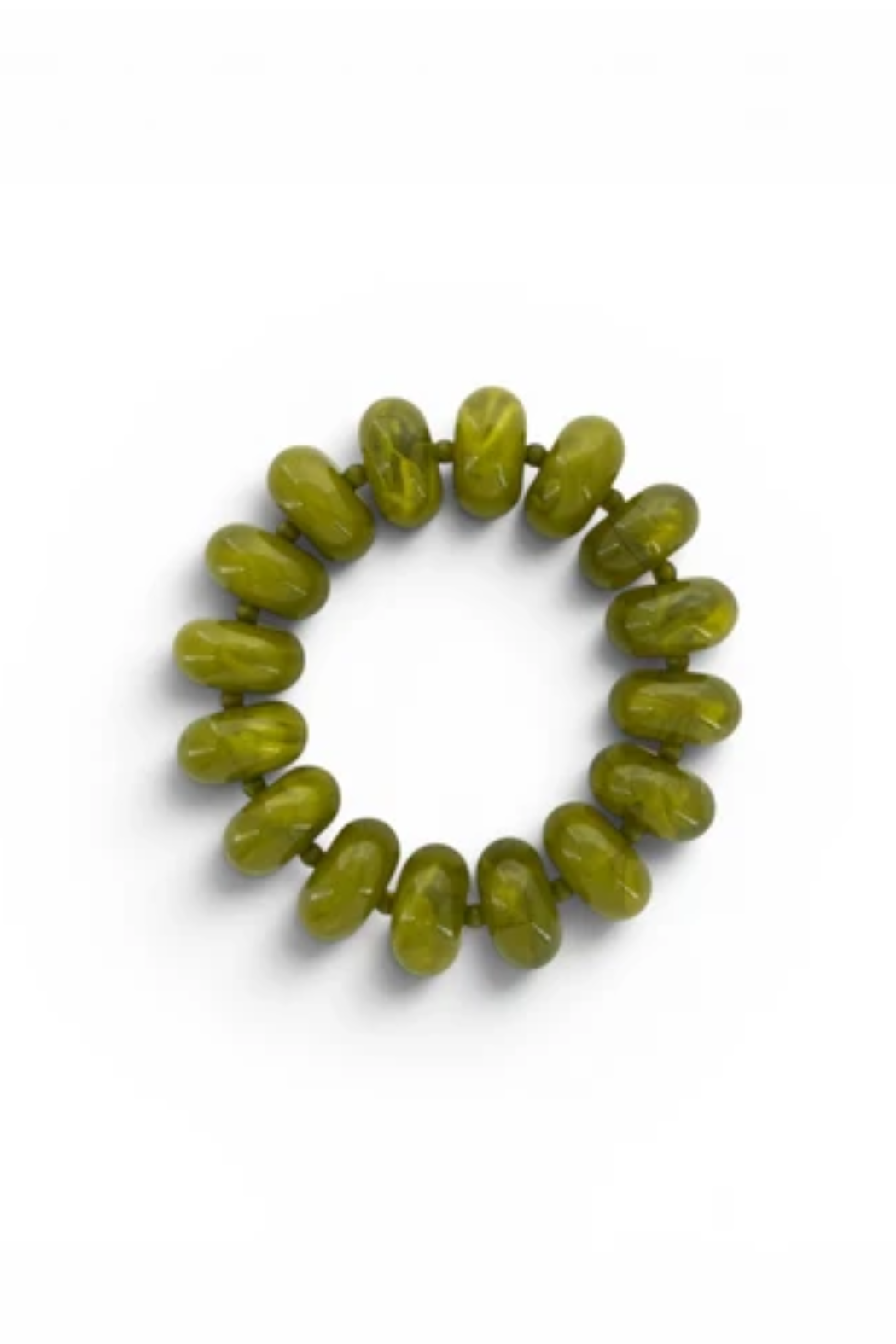 "Rondelle" Beaded Stretch Bracelet